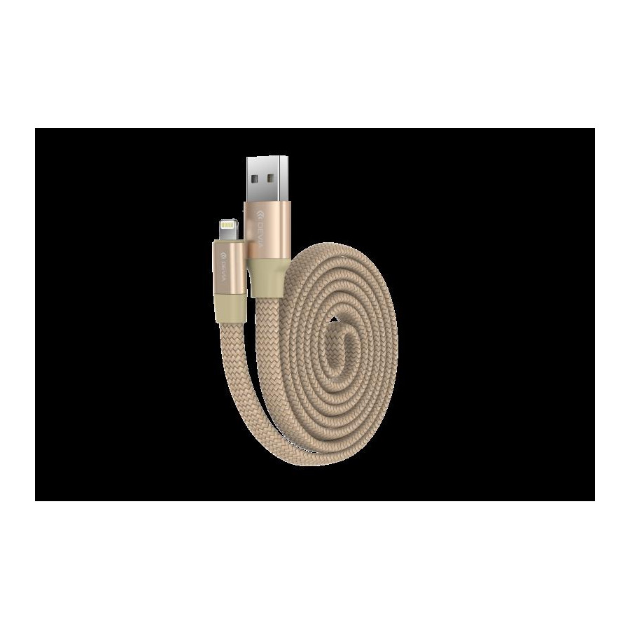 Cavo Piatto in corda Ring Y1 Lightning Apple 80cm C. Gold