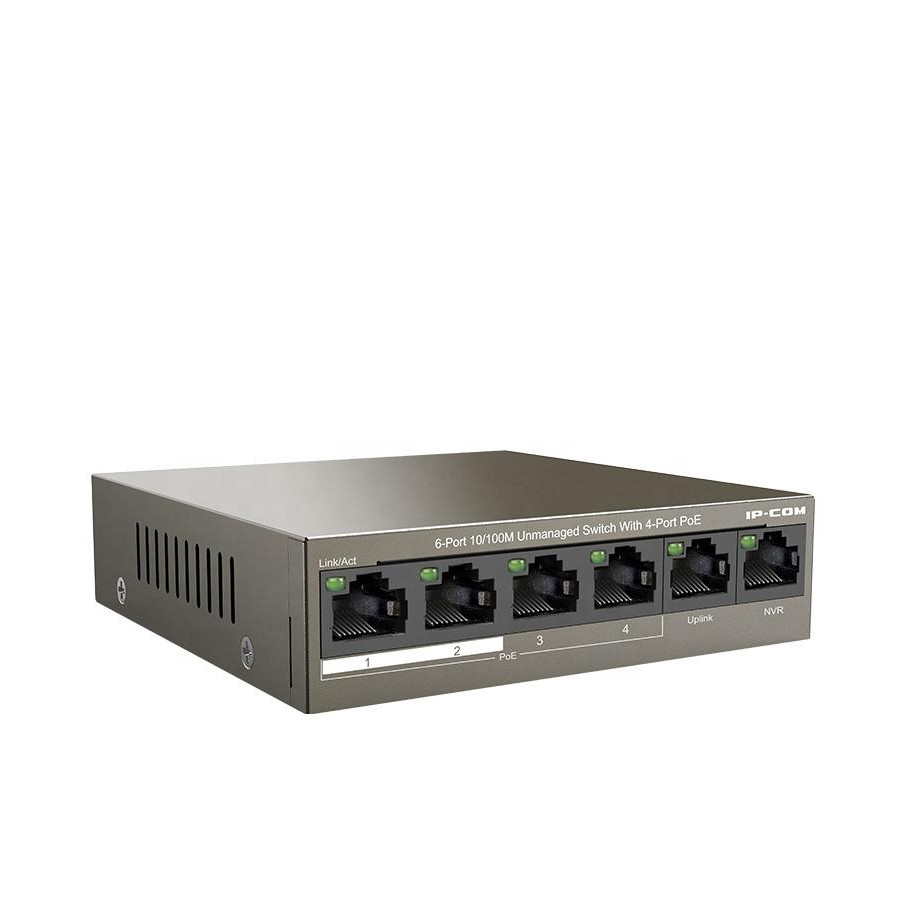 Switch 4 porte PoE +2 porte uplink 10/100Mbit F1106P-4-63W